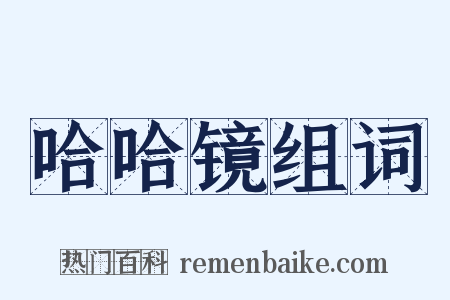 哈哈镜组词是什么意思的图片